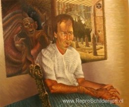 Portret van de kunstenaar als oude man Portret van de kunstenaar als oude man