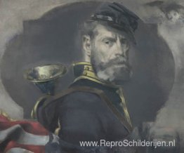 Zelfportret in uniform Zelfportret in uniform