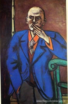 Zelfportret in blauw jasje Zelfportret in blauw jasje