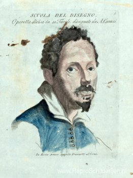 Studies van de Carracci-figuur Studies van de Carracci-figuur
