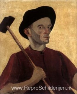 Auto-retrato met marreta Auto-retrato met marreta