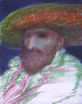 ZELFPORTRET MET VEERHOED ZELFPORTRET MET VEERHOED