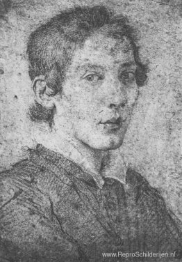 Portret van een jonge man (zelfportret) Portret van een jonge man (zelfportret)
