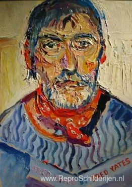 Fred Yates door Fred Yates (Zelfportret) Fred Yates door Fred Yates (Zelfportret)