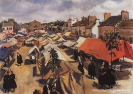 De markt in Pont L`Abbe De markt in Pont L`Abbe