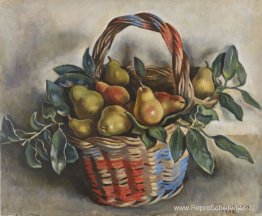 Stilleven met een mand met peren Stilleven met een mand met peren