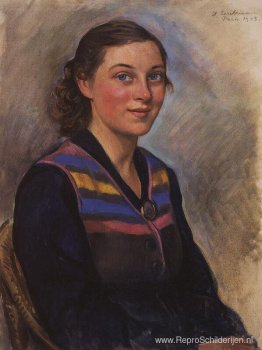 Portret van Irina Zakolodkina Portret van Irina Zakolodkina