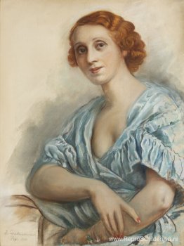 Portret van de zus van de kunstenaar Portret van de zus van de kunstenaar